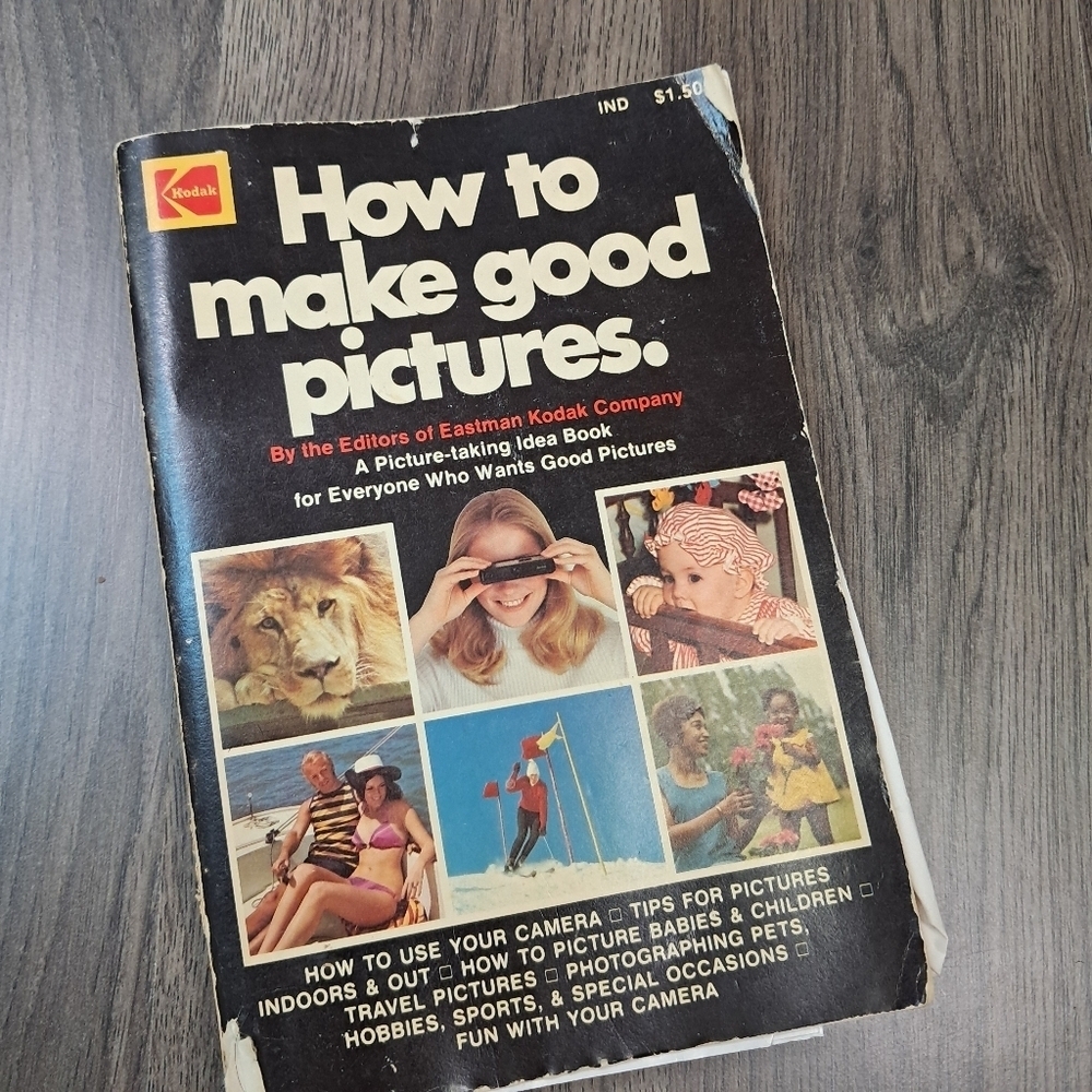 Eastman Kodak Co. How To Make Good Pictures 1972 Photography Idea Book 33rd Edi.